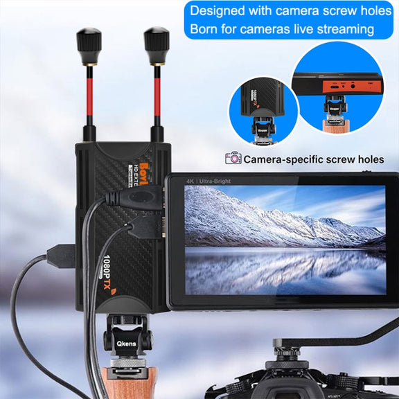 009 Pro 300m Wireless Screen Casting Video Transmitter Receiver Wireless Display Dongle Adapter(US Plug)