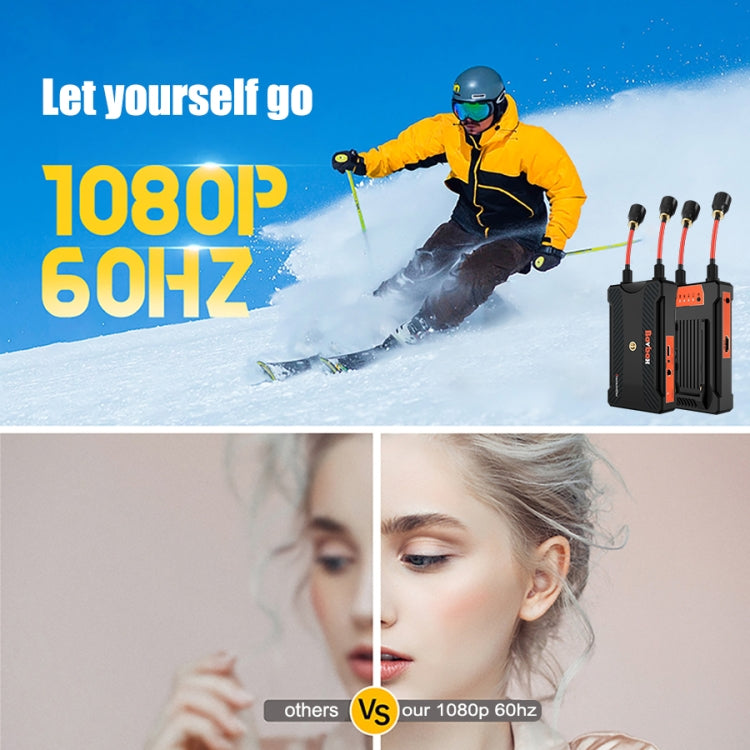 900S Pro Wireless Screen Casting HD Video Transmitter Receiver 300m Wireless Display Dongle Adapter(UK Plug)