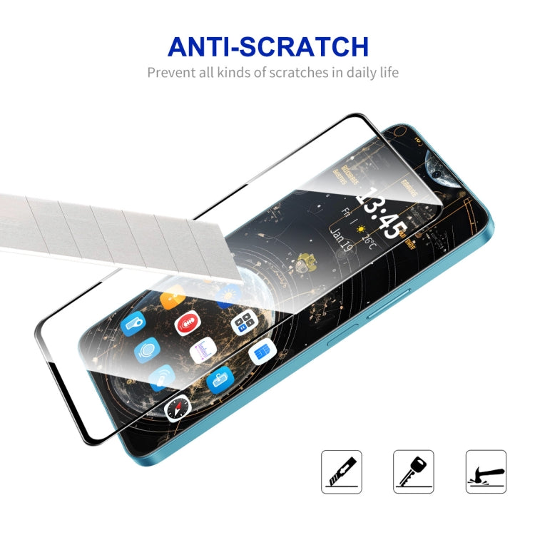 For Motorola Moto G Play 2024 2pcs ENKAY Full Glue High Aluminum-silicon Tempered Glass Film