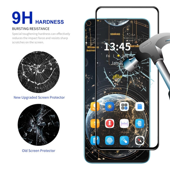 For Motorola Moto G Play 2024 10pcs ENKAY Full Glue High Aluminum-silicon Tempered Glass Film