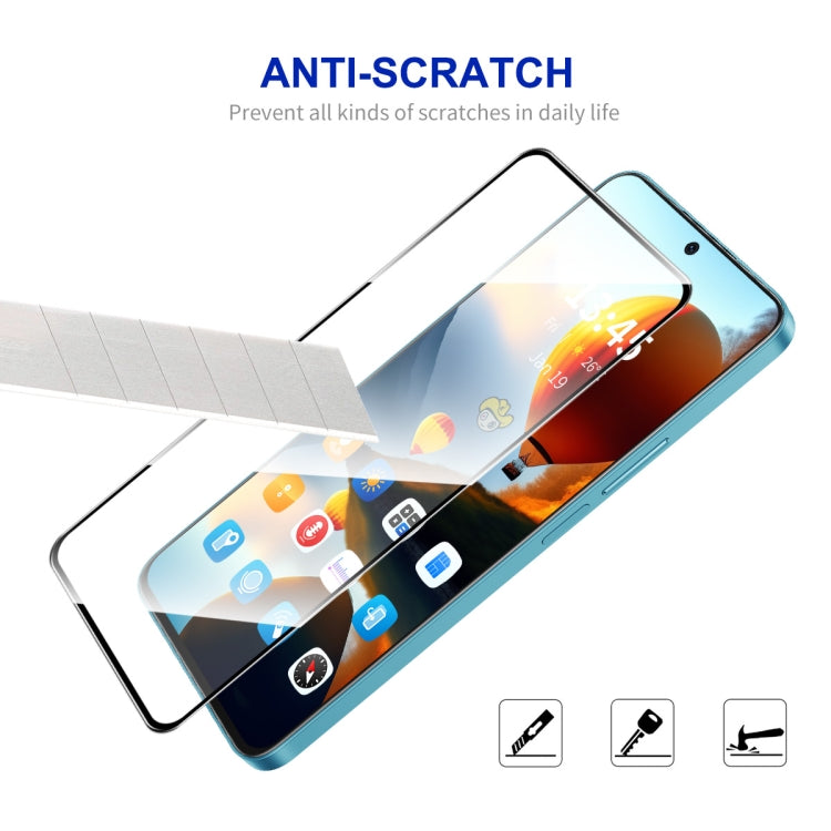 For Huawei Pura 70 10pcs ENKAY Full Glue High Aluminum-silicon Tempered Glass Film