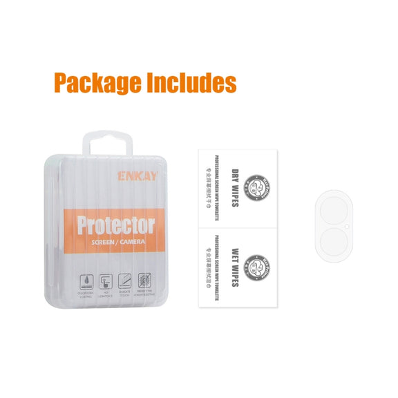 For iPhone 16 / 16 Plus ENKAY Hat-Prince 9H Rear Camera Lens Tempered Glass Film