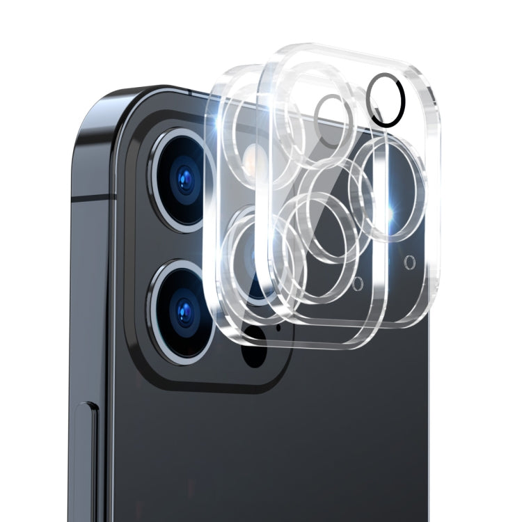 For iPhone 15 Pro / 15 Pro Max 2pcs ENKAY Hat-Prince 9H Rear Camera Lens Tempered Glass Film - iPhone 15 Pro Max Tempered Glass by ENKAY | Online Shopping South Africa | PMC TechLife | Buy Now Pay Later Mobicred