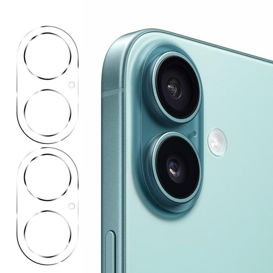 For iPhone 17 2pcs ENKAY Hat-Prince 9H Rear Camera Lens Tempered Glass Film - iPhone 17 Tempered Glass by ENKAY | Online Shopping South Africa | PMC Jewellery | Buy Now Pay Later Mobicred