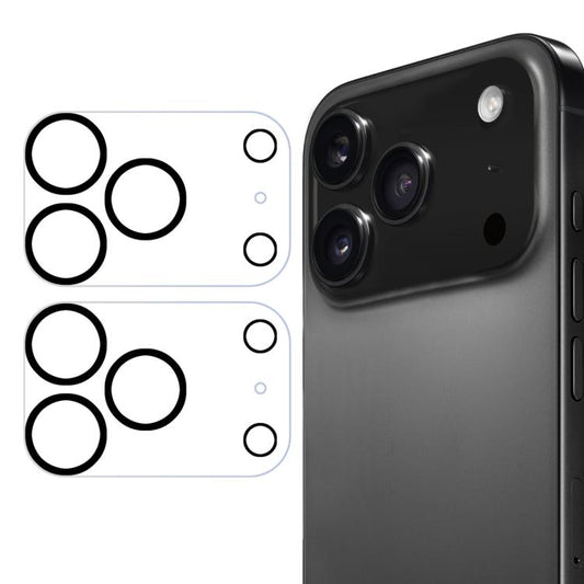 For iPhone 17 Pro Max 2pcs ENKAY Hat-Prince 9H Rear Camera Lens Tempered Glass Film - iPhone 17 Pro Max Tempered Glass by ENKAY | Online Shopping South Africa | PMC Jewellery | Buy Now Pay Later Mobicred