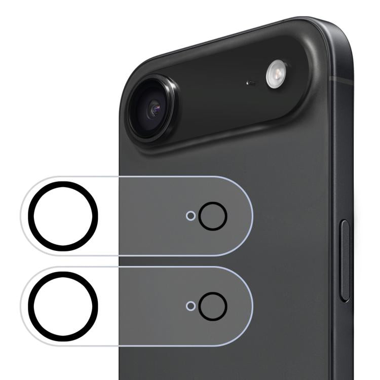 For iPhone 17 Air 2pcs ENKAY Hat-Prince 9H Rear Camera Lens Tempered Glass Film - iPhone 17 Air Tempered Glass by ENKAY | Online Shopping South Africa | PMC Jewellery | Buy Now Pay Later Mobicred