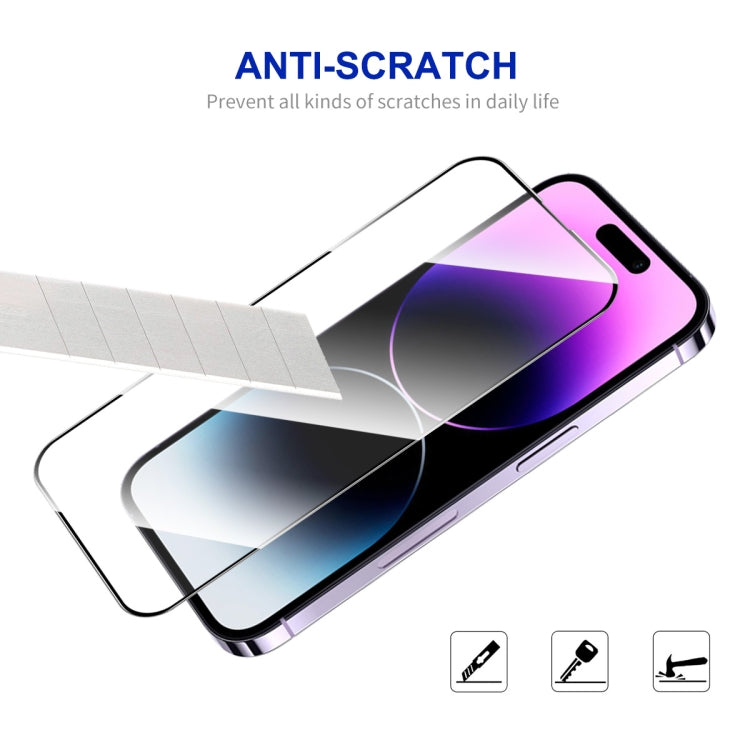 For iPhone 16 Plus ENKAY Full Glue High Aluminum-silicon Tempered Glass Film