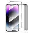 For iPhone 16 Pro 5pcs ENKAY Full Glue High Aluminum-silicon Tempered Glass Film - iPhone 16 Pro Tempered Glass by ENKAY | Online Shopping South Africa | PMC TechLife | Buy Now Pay Later Mobicred