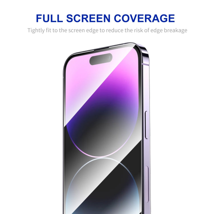 For iPhone 16 5pcs ENKAY Full Glue High Aluminum-silicon Tempered Glass Film