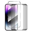 For iPhone 16 10pcs ENKAY Full Glue High Aluminum-silicon Tempered Glass Film - iPhone 16 Tempered Glass by ENKAY | Online Shopping South Africa | PMC TechLife | Buy Now Pay Later Mobicred