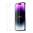 For iPhone 16 Plus 2pcs NKAY 0.26mm 9H 2.5D High Aluminum-silicon Tempered Glass Film - iPhone 16 Plus Tempered Glass by ENKAY | Online Shopping South Africa | PMC TechLife | Buy Now Pay Later Mobicred