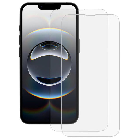 For iPhone 16e 2pcs NKAY 0.26mm 9H 2.5D High Aluminum-silicon Tempered Glass Film - free shipping - PMC Jewellery - Order now!