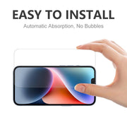 For iPhone 16e 2pcs NKAY 0.26mm 9H 2.5D High Aluminum-silicon Tempered Glass Film
