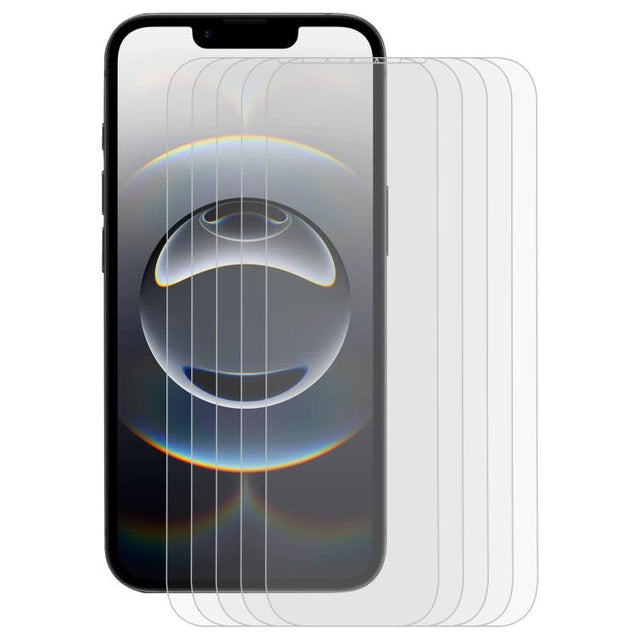 For iPhone 16e 5pcs ENKAY 0.26mm 9H 2.5D High Aluminum-silicon Tempered Glass Film