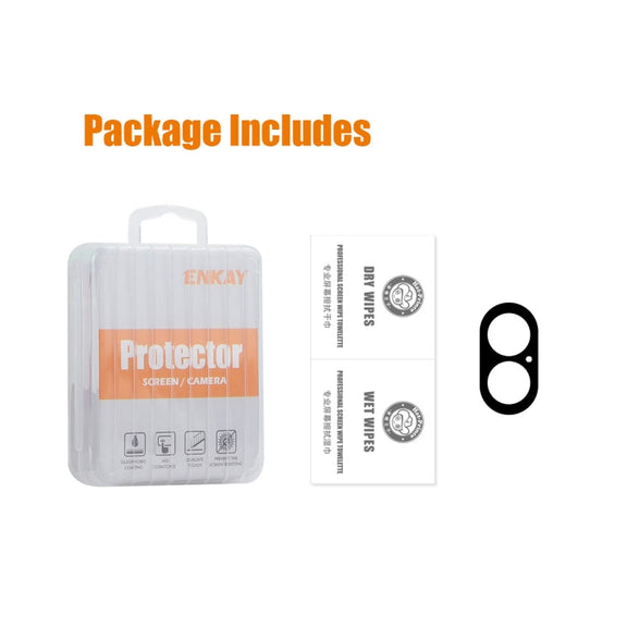 For iPhone 16 / 16 Plus ENKAY Hat-Prince 9H Rear Camera Lens Tempered Glass Film