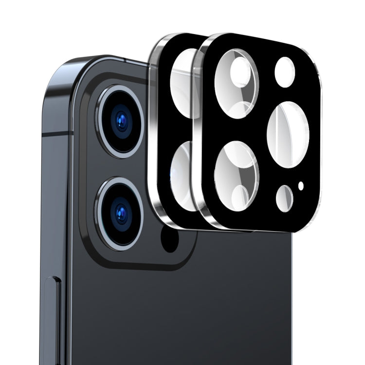 For iPhone 15 Pro / 15 Pro Max 2pcs ENKAY Hat-Prince 9H Rear Camera Lens Tempered Glass Film - iPhone 15 Pro Max Tempered Glass by ENKAY | Online Shopping South Africa | PMC TechLife | Buy Now Pay Later Mobicred