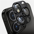 For iPhone 15 Pro / 15 Pro Max ENKAY Anti-reflection Camera Lens Aluminium Alloy Tempered Glass Film(Black) - iPhone 15 Pro Max Tempered Glass by ENKAY | Online Shopping South Africa | PMC TechLife | Buy Now Pay Later Mobicred