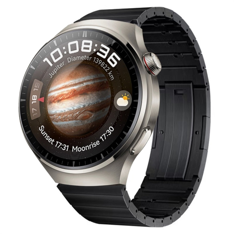For Huawei Watch 4 / 4 Pro Titanium Alloy Quick Release Watch Band(Black) - Watch Bands by PMC TechLife | Online Shopping South Africa | PMC TechLife
