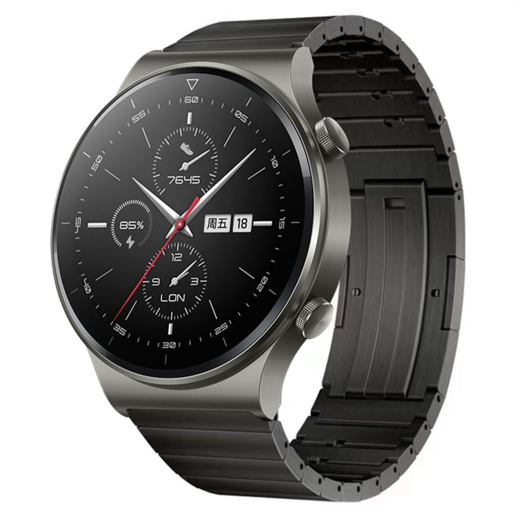 For Huawei Watch GT 2 Pro Titanium Alloy Quick Release Watch Band(Gray) - Watch Bands by PMC TechLife | Online Shopping South Africa | PMC TechLife