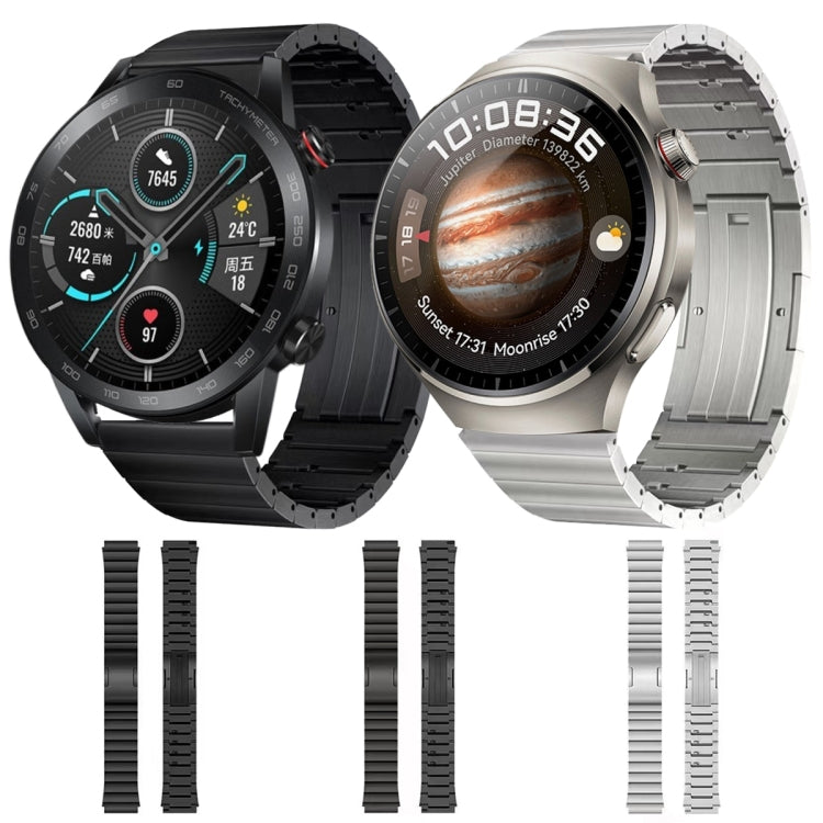 For Huawei Watch GT 2e Titanium Alloy Quick Release Watch Band(Black) - Watch Bands by PMC TechLife | Online Shopping South Africa | PMC TechLife