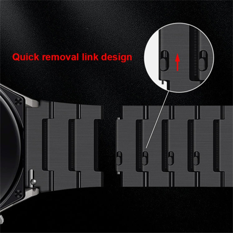 For Huawei Watch GT Runner Titanium Alloy Quick Release Watch Band(Silver) - Watch Bands by PMC TechLife | Online Shopping South Africa | PMC TechLife