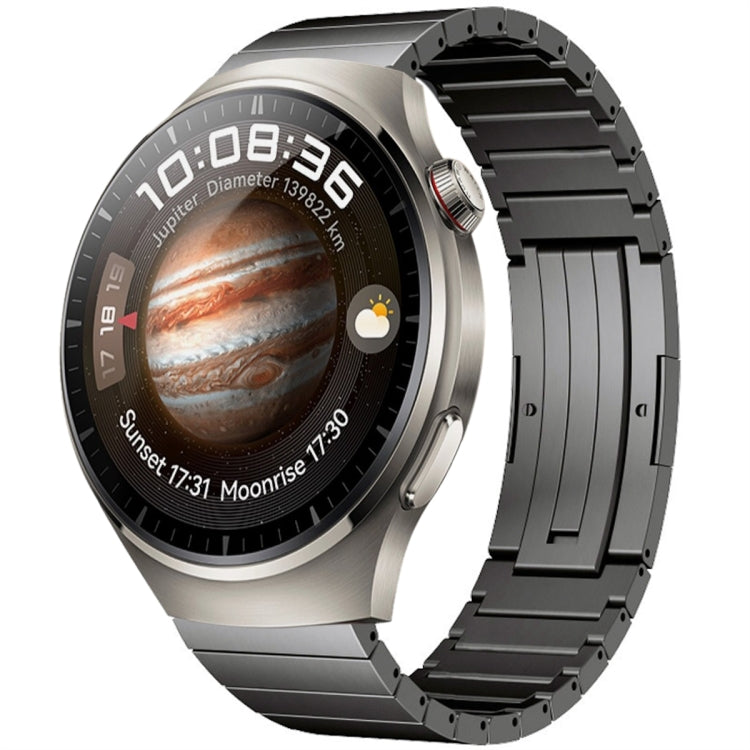 For Huawei Watch 4 / 4 Pro One Bead Titanium Alloy Watch Band(Gray) - Watch Bands by PMC TechLife | Online Shopping South Africa | PMC TechLife | Buy Now Pay Later Mobicred