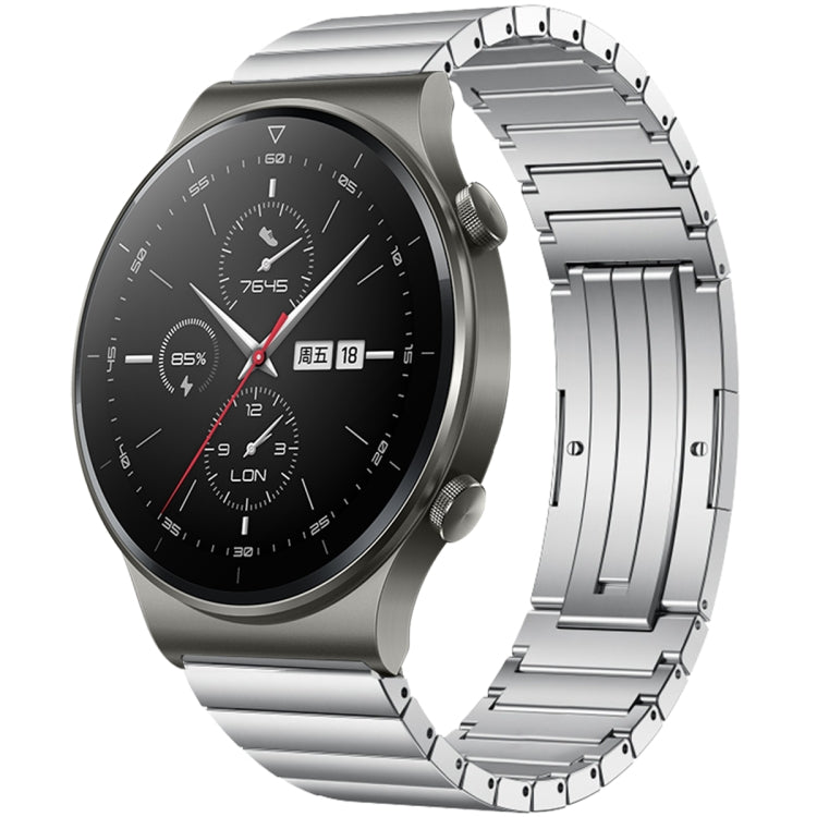 For Huawei Watch GT 2 Pro One Bead Titanium Alloy Watch Band(Silver) - Watch Bands by PMC TechLife | Online Shopping South Africa | PMC TechLife