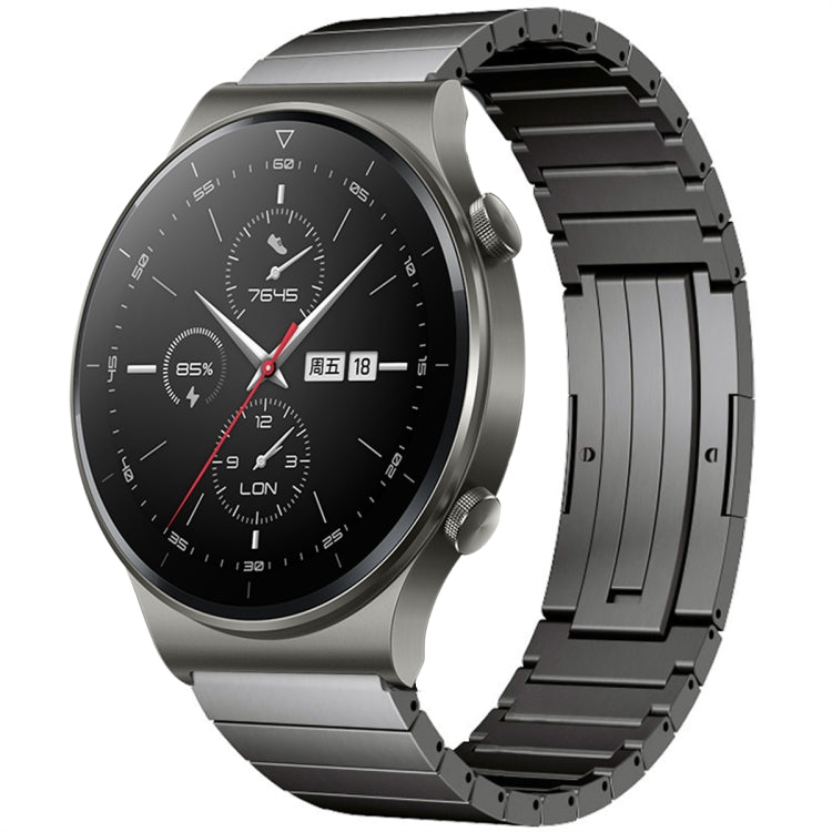 For Huawei Watch GT 2 Pro One Bead Titanium Alloy Watch Band(Gray) - Watch Bands by PMC TechLife | Online Shopping South Africa | PMC TechLife