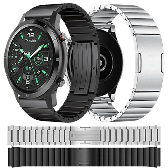 For Huawei Watch GT 3 Pro 46mm One Bead Titanium Alloy Watch Band(Black)