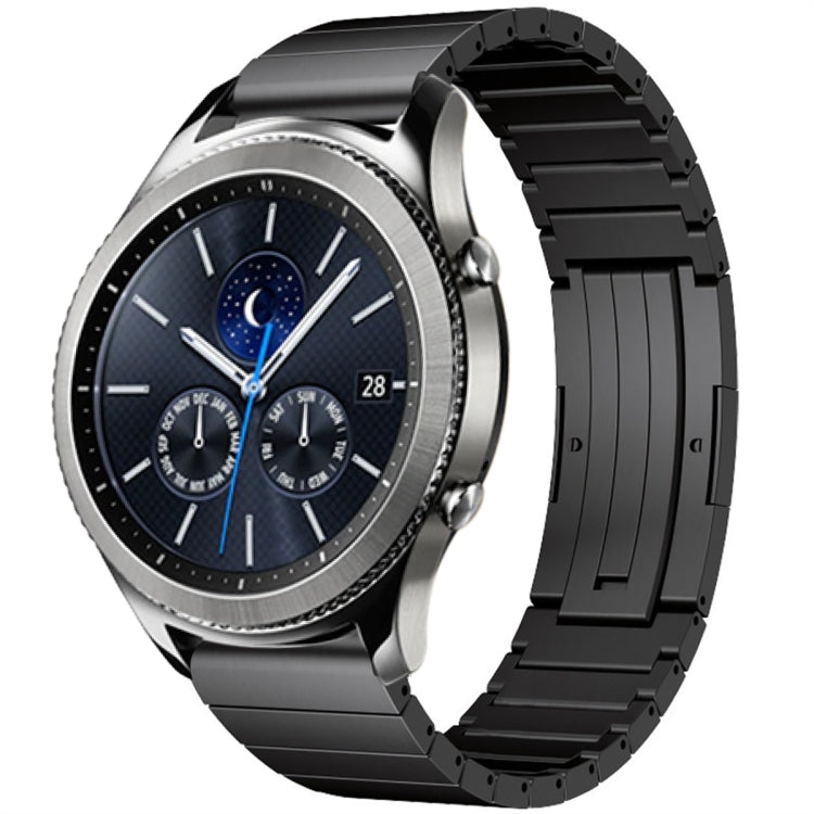 For Samsung Gear S3 Classic One Bead Titanium Alloy Watch Band(Black) - Watch Bands by PMC TechLife | Online Shopping South Africa | PMC TechLife