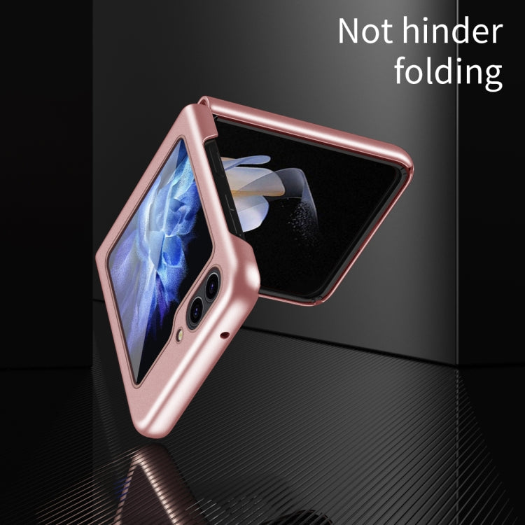 For Samsung Galaxy Z Flip5 5G Skin Feel Magnetic Shockproof Protective Phone Case(Pink) - Galaxy Z Flip5 Cases by PMC TechLife | Online Shopping South Africa | PMC TechLife
