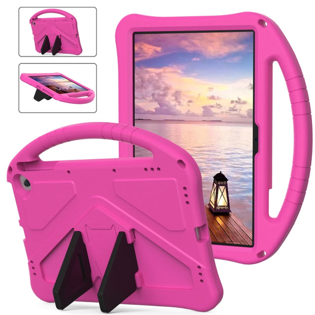 For Amazon Fire Max 11 2023 EVA Shockproof Tablet Case with Holder(RoseRed) - Amazon by PMC TechLife | Online Shopping South Africa | PMC TechLife | Buy Now Pay Later Mobicred