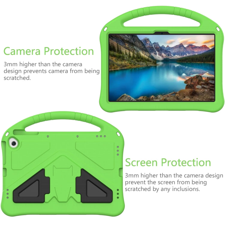 For Amazon Fire Max 11 2023 EVA Shockproof Tablet Case with Holder(Green) - Amazon by PMC TechLife | Online Shopping South Africa | PMC TechLife | Buy Now Pay Later Mobicred