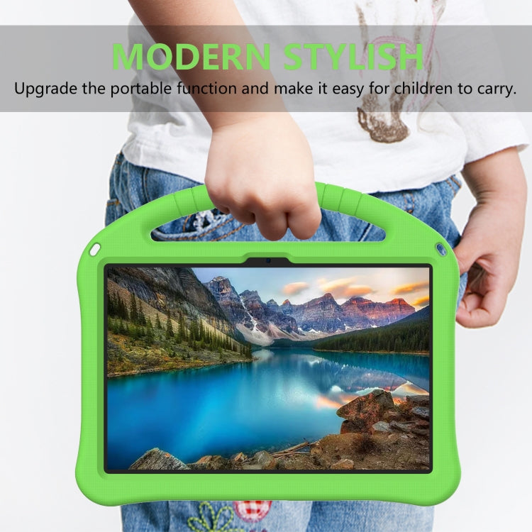 For Amazon Fire Max 11 2023 EVA Shockproof Tablet Case with Holder(Green) - Amazon by PMC TechLife | Online Shopping South Africa | PMC TechLife | Buy Now Pay Later Mobicred