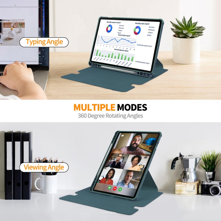 For Samsung Galaxy Tab S9 ENKAY 360 Degree Rotation Leather TPU Smart Case with Wireless Keyboard(Purple) - free shipping - PMC Jewellery - Order now!