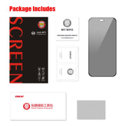 For iPhone 15 Pro Max ENKAY Hat-Prince 28 Degree Anti-peeping Tempered Glass Full Screen Film