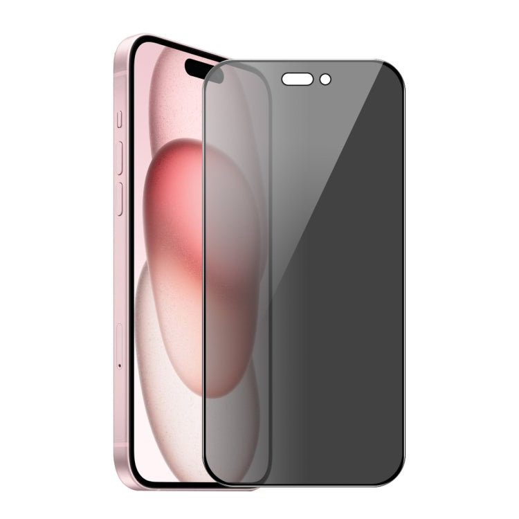 For iPhone 16 Plus ENKAY Hat-Prince 28 Degree Anti-peeping Tempered Glass Full Screen Film - iPhone 16 Plus Tempered Glass by ENKAY | Online Shopping South Africa | PMC TechLife | Buy Now Pay Later Mobicred