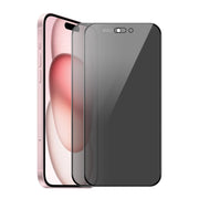 For iPhone 16 Plus 2pcs ENKAY Hat-Prince 28�� Anti-peeping Tempered Glass Protector Full Screen Film