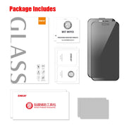 For iPhone 16 Pro 2pcs ENKAY Hat-Prince 28�� Anti-peeping Tempered Glass Protector Full Screen Film