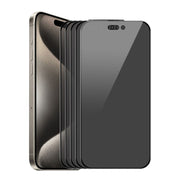 For iPhone 16 Pro Max 5pcs ENKAY Hat-Prince 28�� Anti-peeping Tempered Glass Protector Full Screen Film