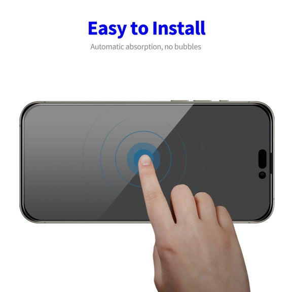 For iPhone 16 Pro Max 5pcs ENKAY Hat-Prince 28�� Anti-peeping Tempered Glass Protector Full Screen Film
