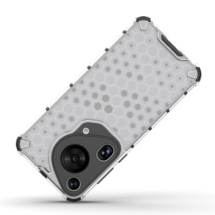 For Huawei Pura 70 Ultra Shockproof Honeycomb Phone Case(Black)