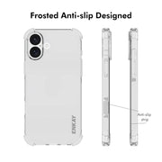 For iPhone 16 Plus ENKAY Hat-Prince Transparent TPU Shockproof Phone Case