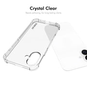 For iPhone 16 Plus ENKAY Hat-Prince Transparent TPU Shockproof Phone Case