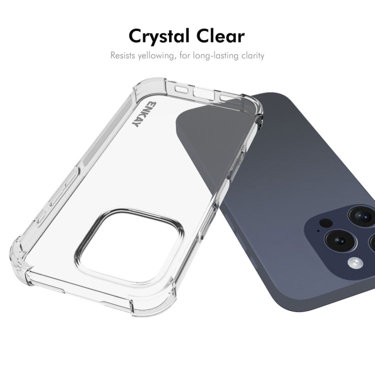 For iPhone 16 Pro Max ENKAY Hat-Prince Transparent TPU Shockproof Phone Case
