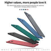 For iPhone 15 MOFI Fandun Series Frosted PC Ultra-thin All-inclusive Phone Case(Blue)