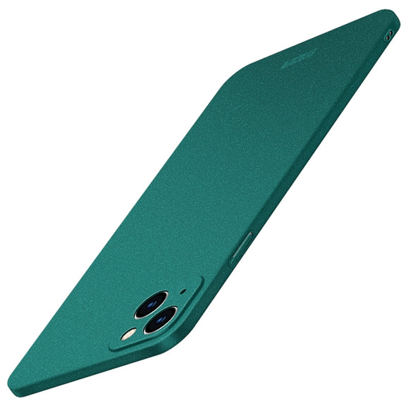For iPhone 15 MOFI Fandun Series Frosted PC Ultra-thin All-inclusive Phone Case(Green)