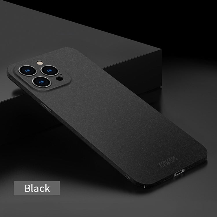 For iPhone 15 Pro MOFI Fandun Series Frosted PC Ultra-thin All-inclusive Phone Case(Black) - iPhone 15 Pro Cases by MOFI | Online Shopping South Africa | PMC TechLife | Buy Now Pay Later Mobicred