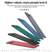 For iPhone 15 Pro MOFI Fandun Series Frosted PC Ultra-thin All-inclusive Phone Case(Blue)