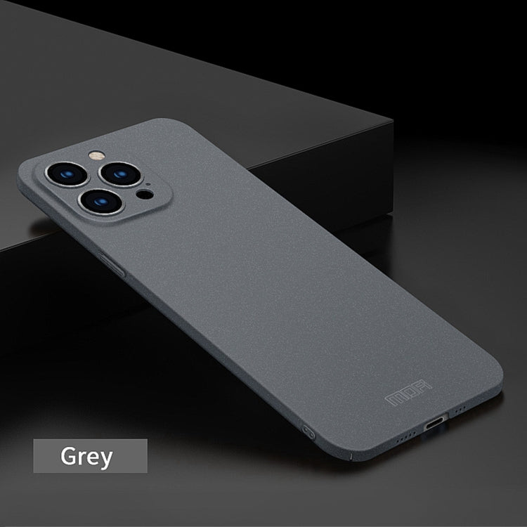 For iPhone 15 Pro MOFI Fandun Series Frosted PC Ultra-thin All-inclusive Phone Case(Gray) - iPhone 15 Pro Cases by MOFI | Online Shopping South Africa | PMC TechLife